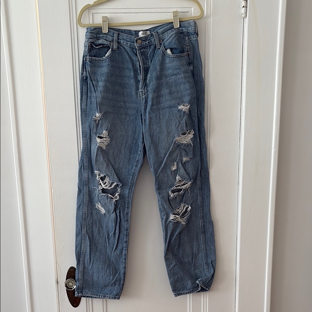 Pistols Distressed Blue Jeans size 28